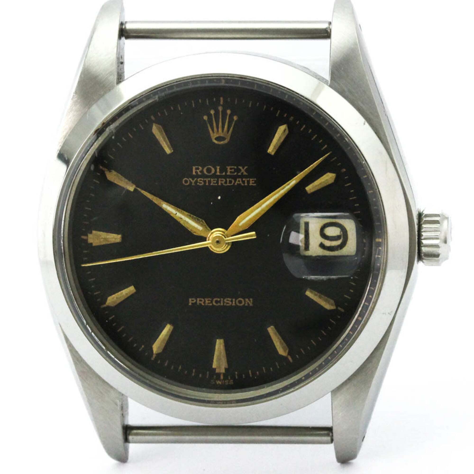 Rolex Oyster Date Precision 6694 HandWinding Watch Head Only Vintage